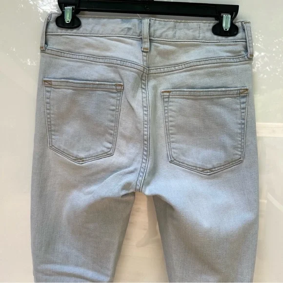GAP Women’s Light Wash Always Skinny High Rise Jeans Size 24 Regular - Picture 6 of 10